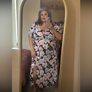 Floral Sweetheart Maxi dress